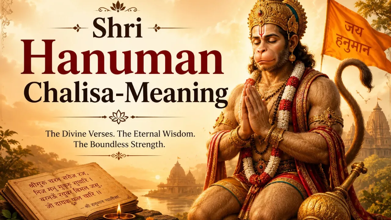 Shri Hanuman Chalisa—Meaning (Hindi + English)