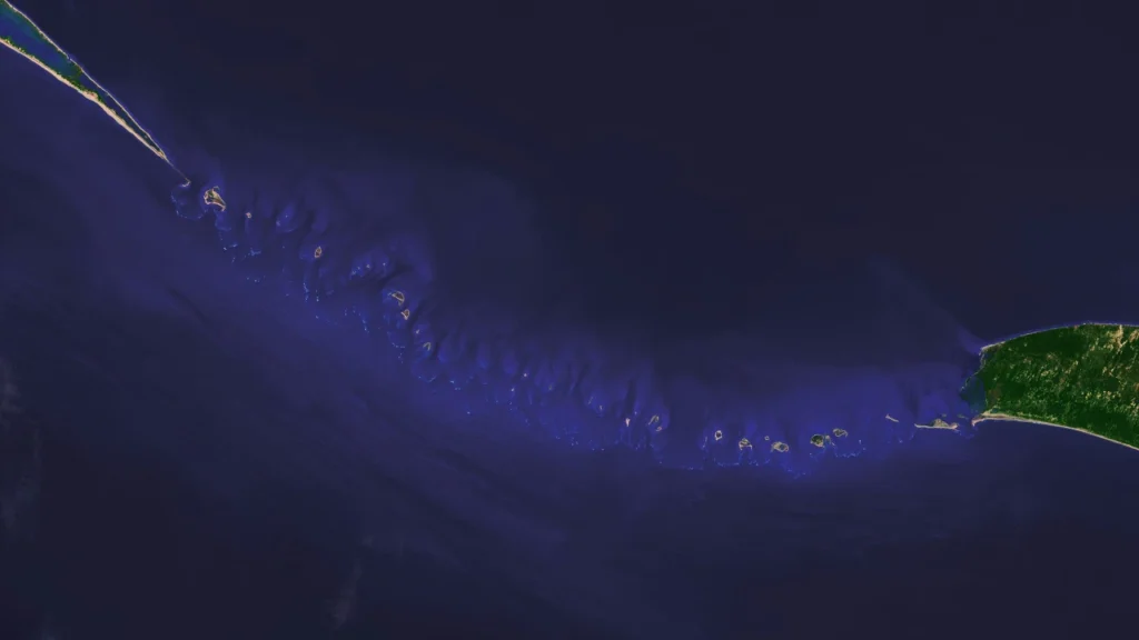 Ram Setu Satellite View