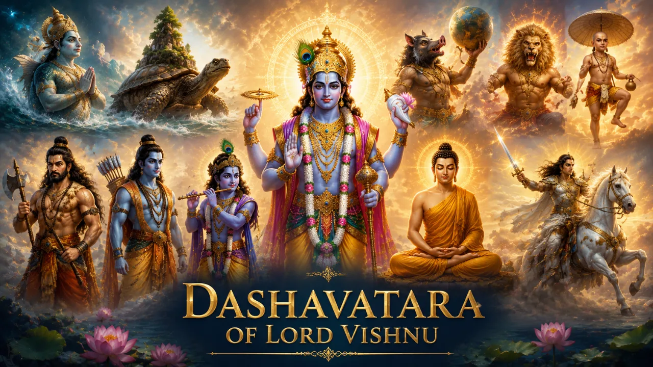 10 Avatars of Lord Vishnu