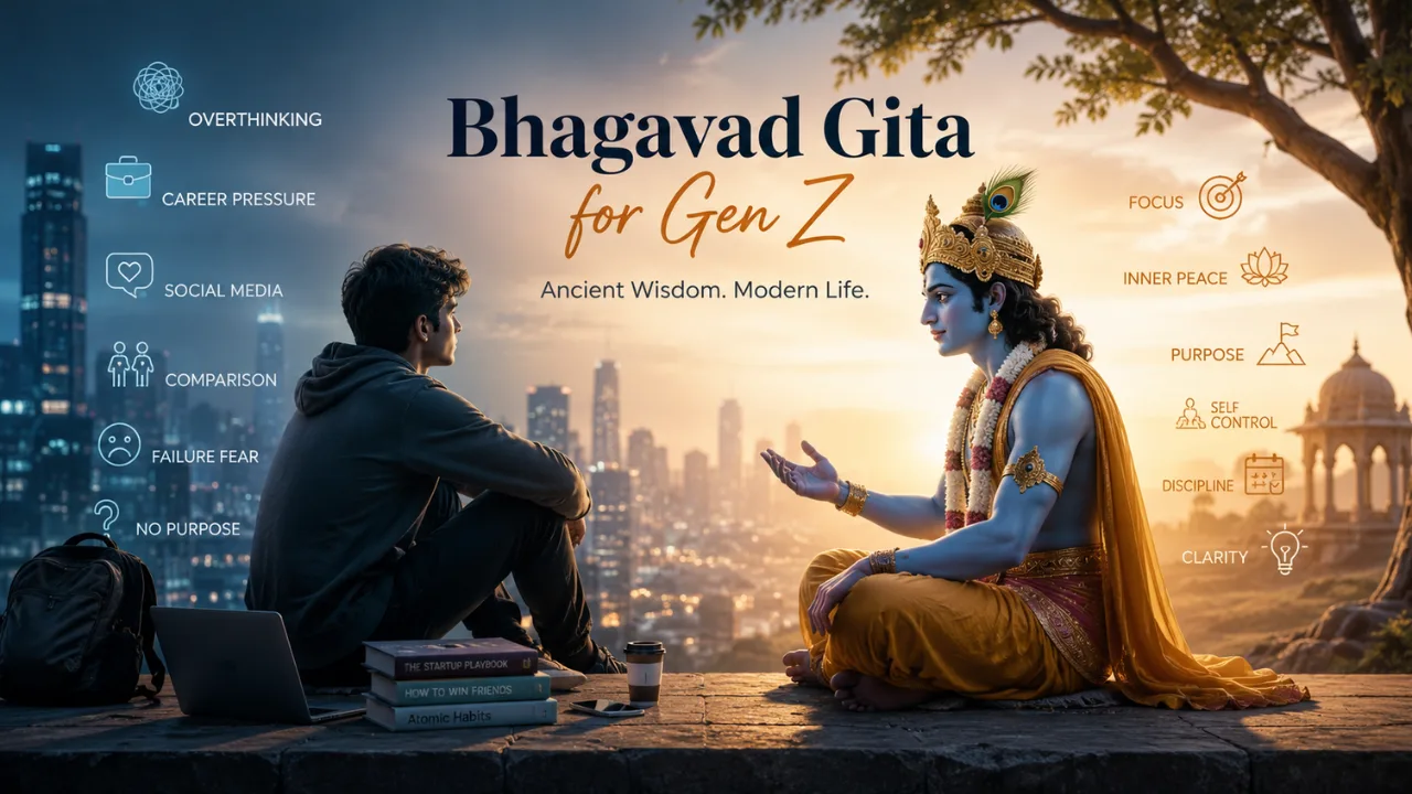 Bhagavad Gita for Gen Z: 7 Life Lessons for Success, Peace & Purpose