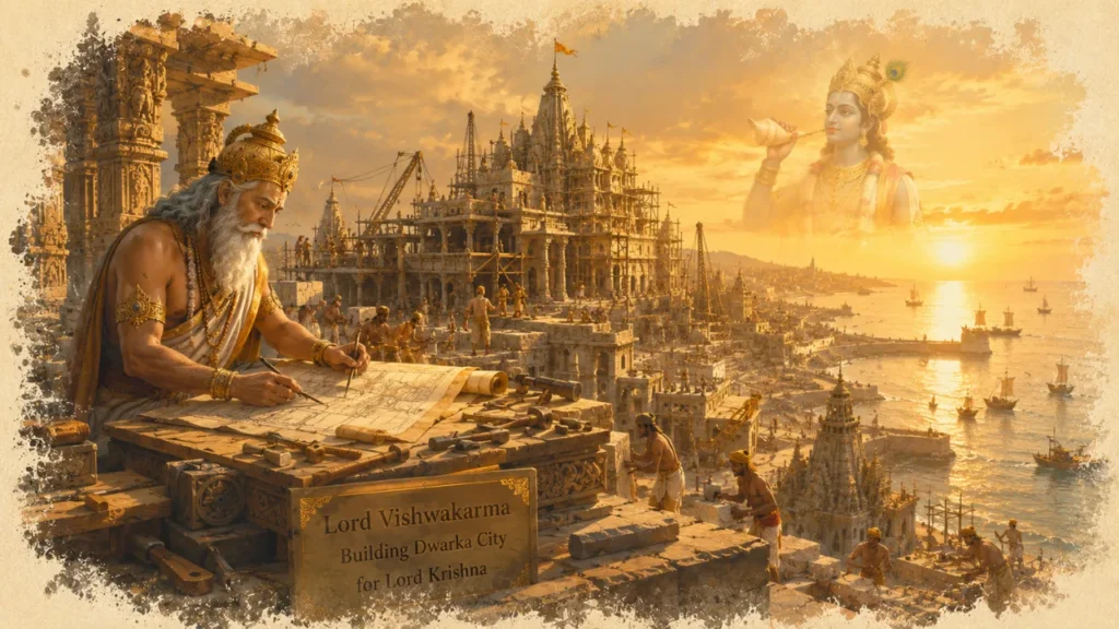 Lord Vishwakarma build Dwarka