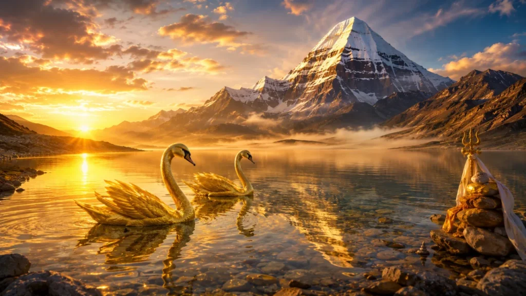 Kailash Manasarovar Golden Swans