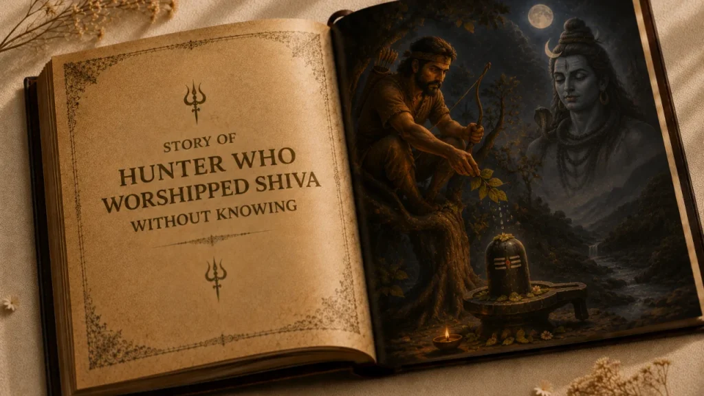 Story of hunter who worshipped Shiva