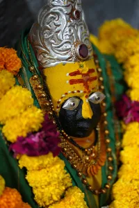 Tulja Bhavani Idol at Tuljapur Temple